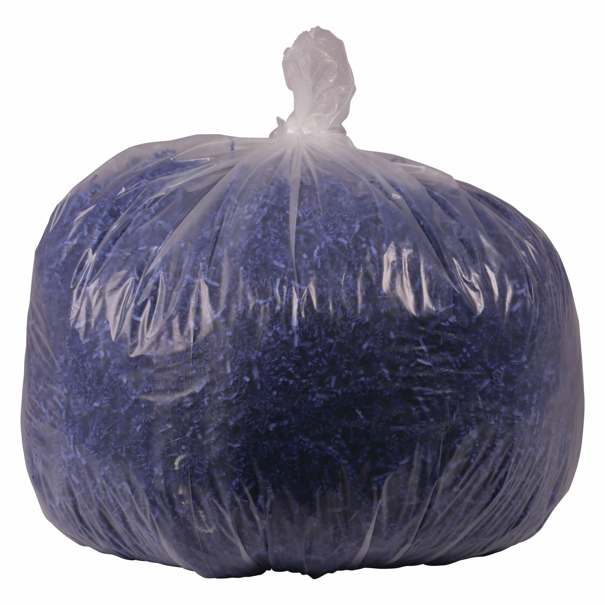 Eco-Friendly 33 Gallon Recycled LDPE Trash Bags - 1.4 Mil Thick, 33