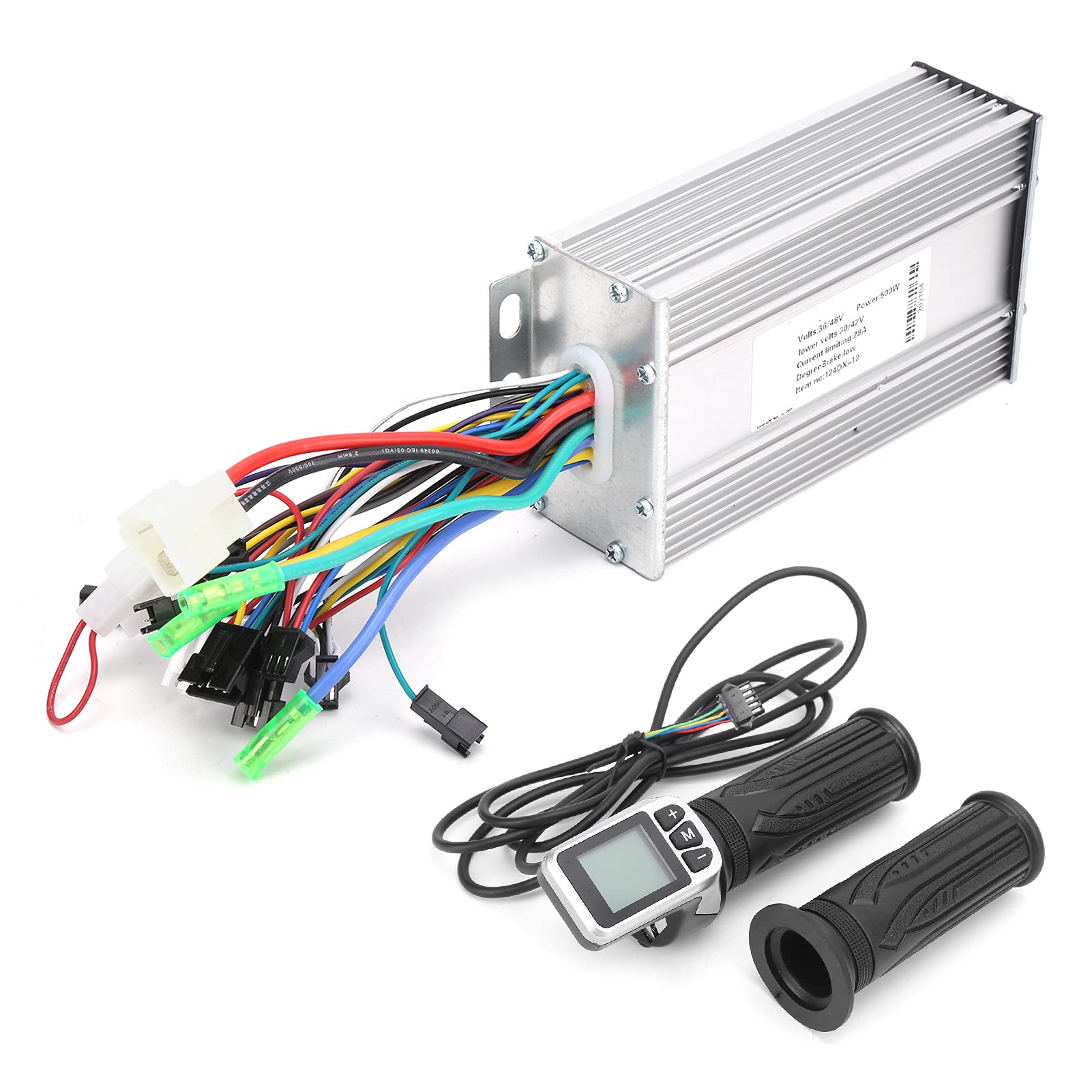 36V/48V Electric Bike Controller - Compact LCD Display Thumb Throttle for E-Bikes & Scooters | Perfect for Commuting & Urban Travel