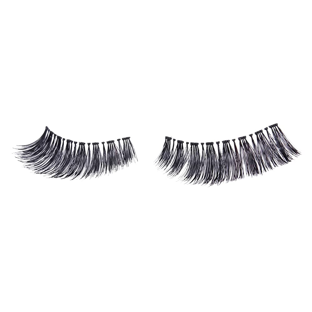 KIS Professional 100% Human Hair Blend Eyelashes - Handcrafted, Natural Look & Feel, Cruelty-Free, Tapered End - Perfect for Weddings, Parties & Everyday Glamour