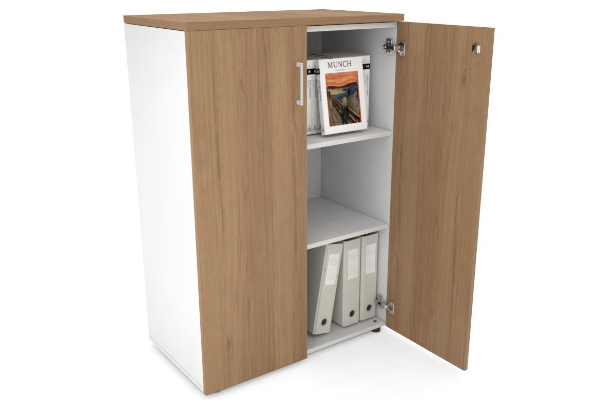 Uniform Medium Storage Cupboard with Medium Doors [800W x 1170H x 450D] - Perfect for Office, Classroom & Home Organization