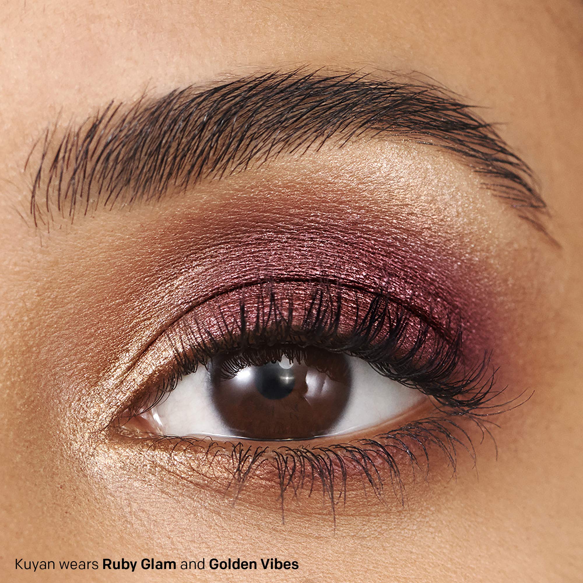 Almay Velvet Foil Cream Shadow - Golden Vibes Metallic Eyeshadow (0.36 fl oz) for Stunning Eye Makeup Looks - Perfect for Daytime Glam & Night Out Parties