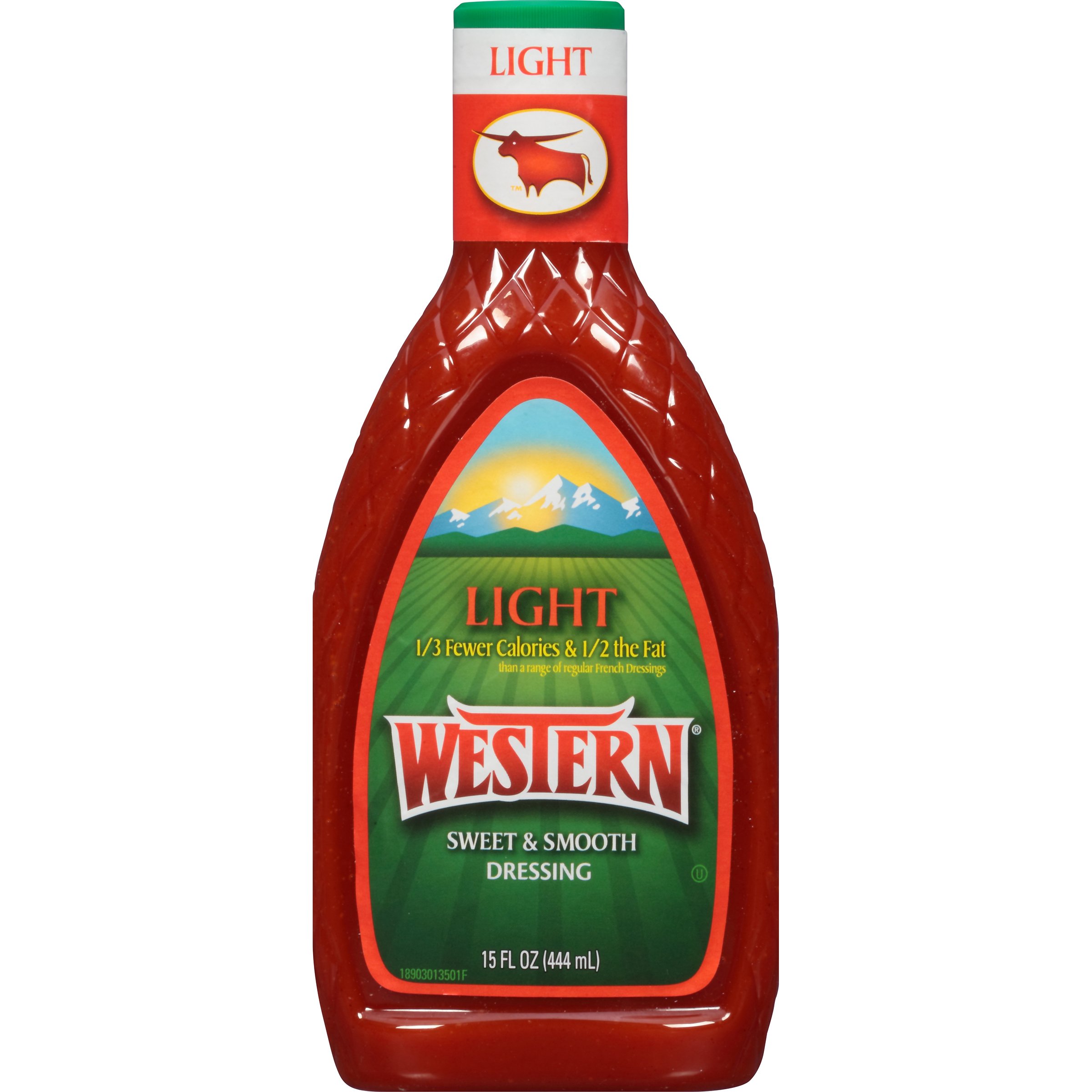 Sweet & Smooth French Light Salad Dressing - 15 fl oz | Vegan, Low-Calorie Vinaigrette for Salads, Sandwiches & Healthy Meal Prep