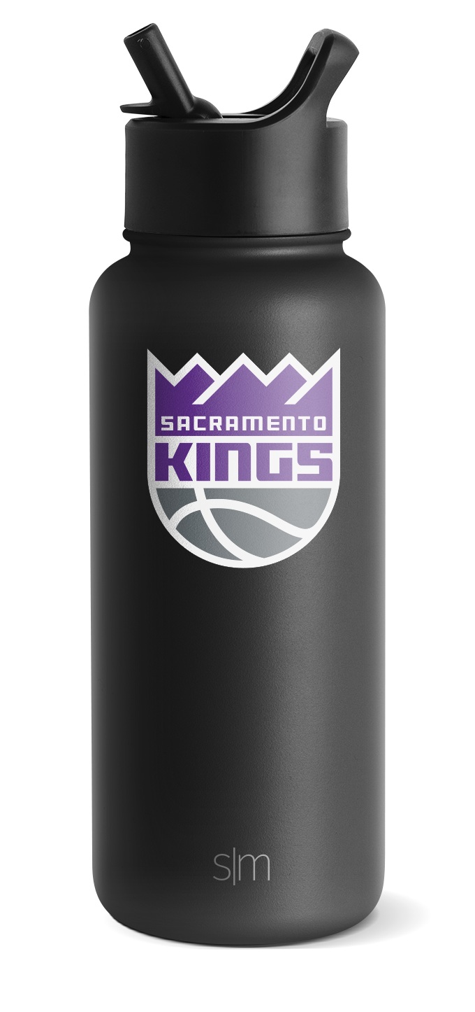 NBA Summit 32oz Water Bottle with Straw Lid - Leakproof Sports & Gym Hydration Bottle for Basketball, Workout & Outdoor Activities