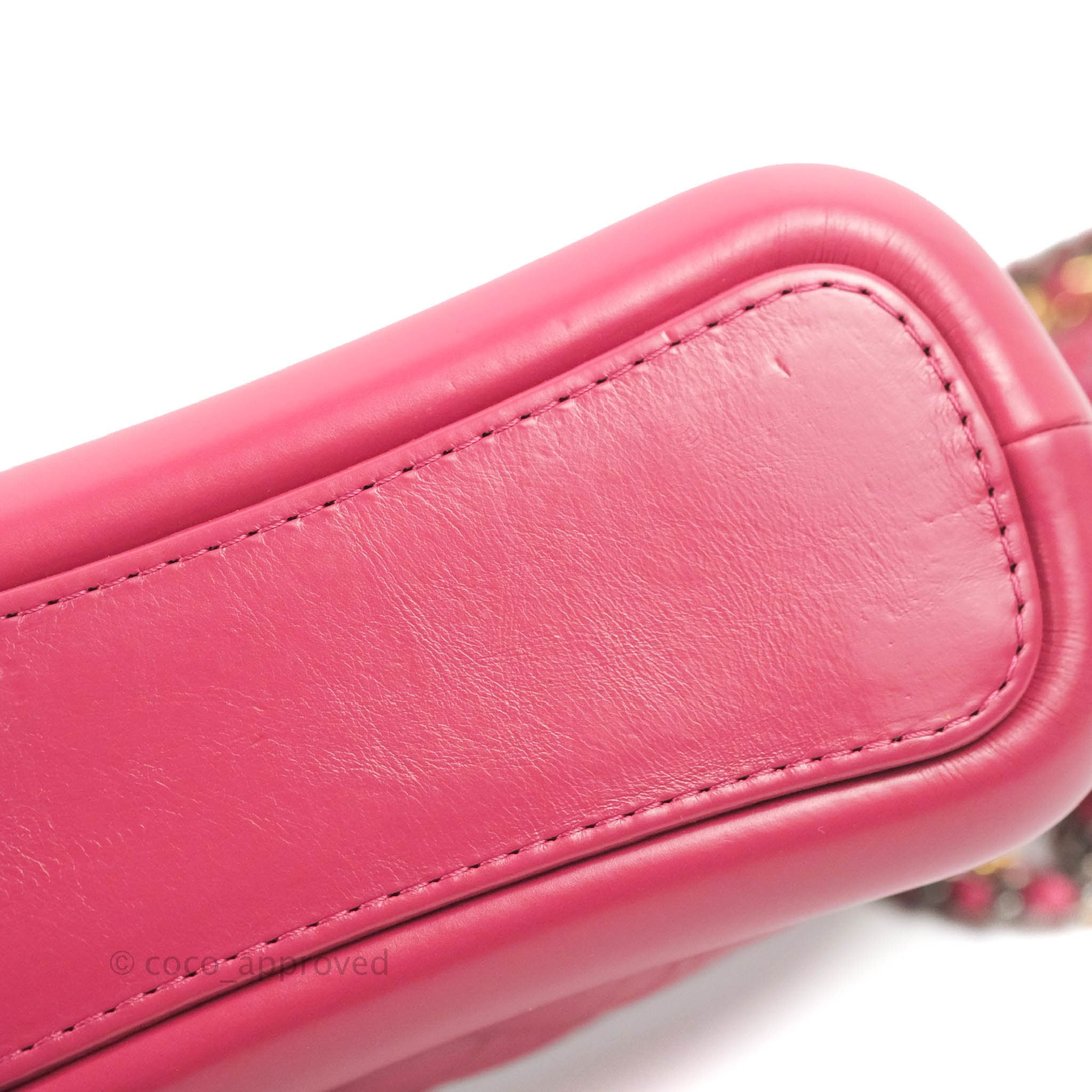 Chanel Chevron Small Gabrielle Hobo Bag in Dark Pink Calfskin with Mixed Hardware - Luxury Crossbody Purse for Women, Perfect for Date Night & Evening Events