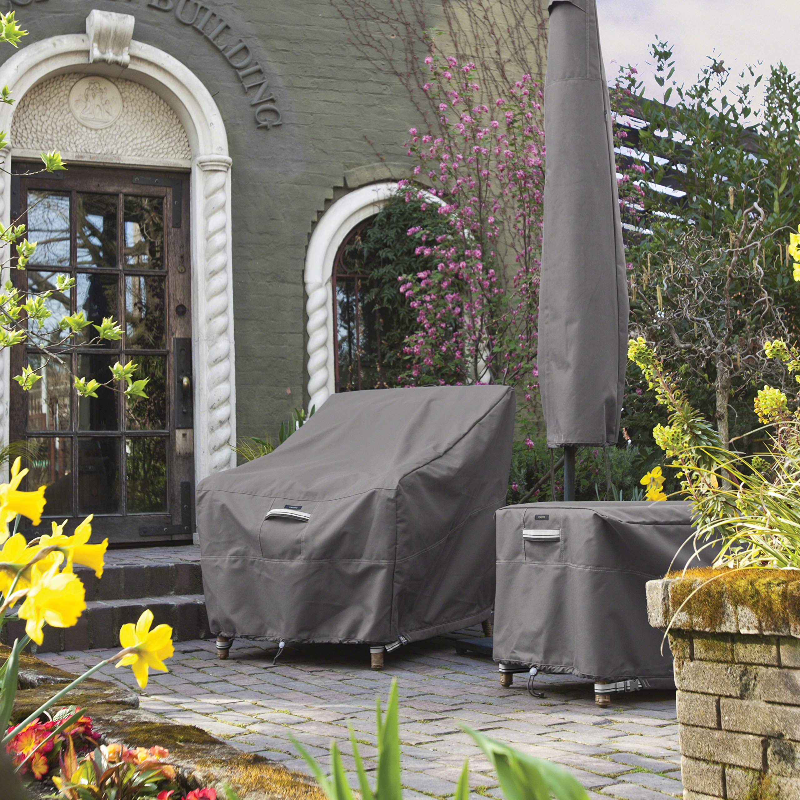 Classic Accessories Ravenna 60 Inch Water-Resistant Patio Cushion & Cover Storage Bag - Durable Outdoor Furniture Protection for All Seasons