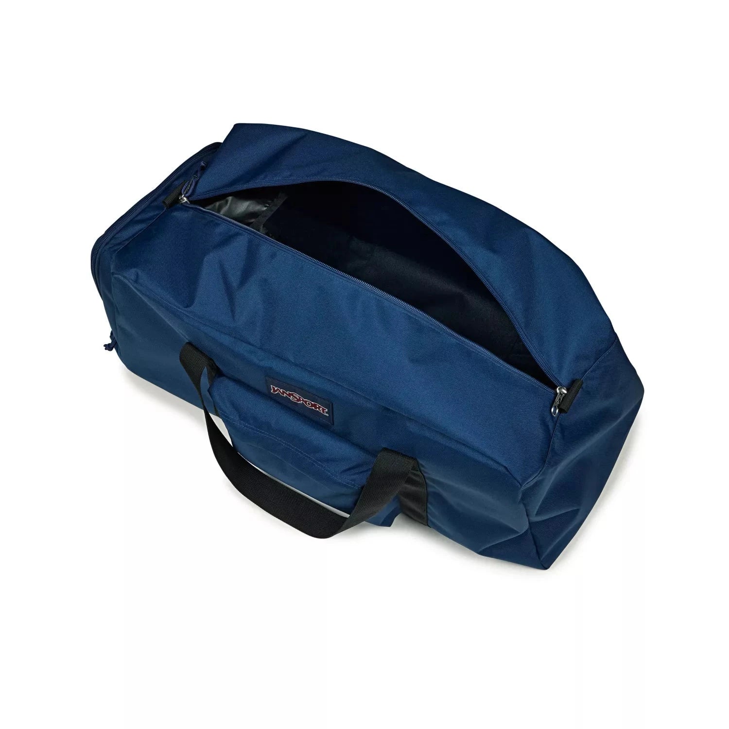 JanSport Weekender Large Duffel Bag - 50L Travel Duffel with Shoulder Strap, Water-Resistant Navy Blue Gym Bag for Men & Women - Perfect for Weekend Trips, Gym, Sports & Travel
