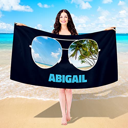 M-personalized Beach Towel