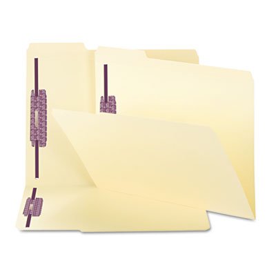 SafeShield Fastener Folders - 2 Inch Capacity Manila File Folders (50/Box) - Perfect for Office Document Organization & Filing Systems