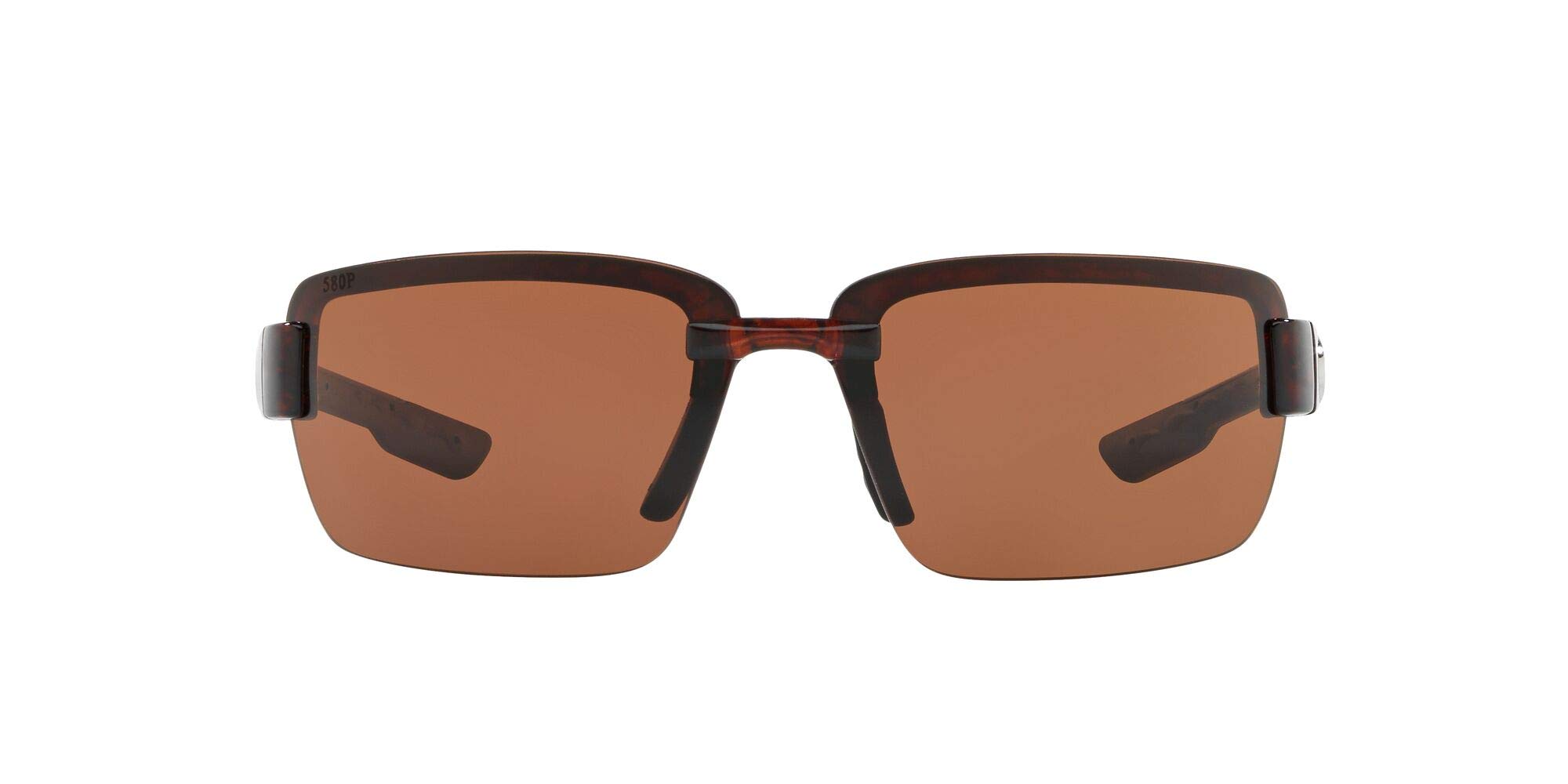 Costa Del Mar Men's Galveston Rectangular Polarized Sunglasses for Fishing, Driving & Outdoor Activities - UV Protection Aviator Style Shades