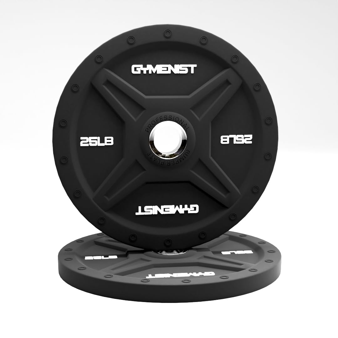Premium GYMENIST Bumper Plates for 2