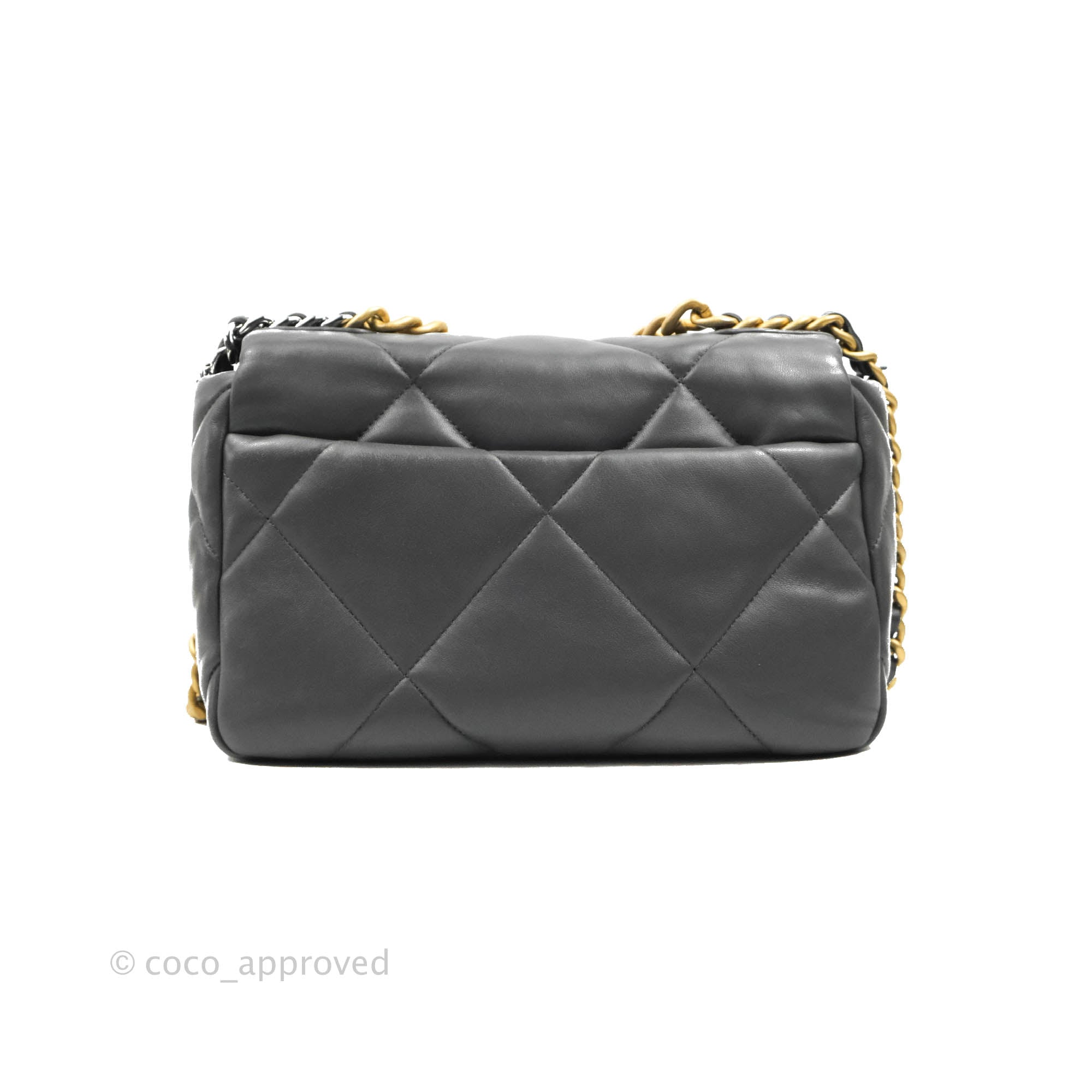 Chanel 19 Small Handbag Dark Grey Mixed Hardware - Luxury Crossbody Bag for Women, Perfect for Date Night & Evening Events