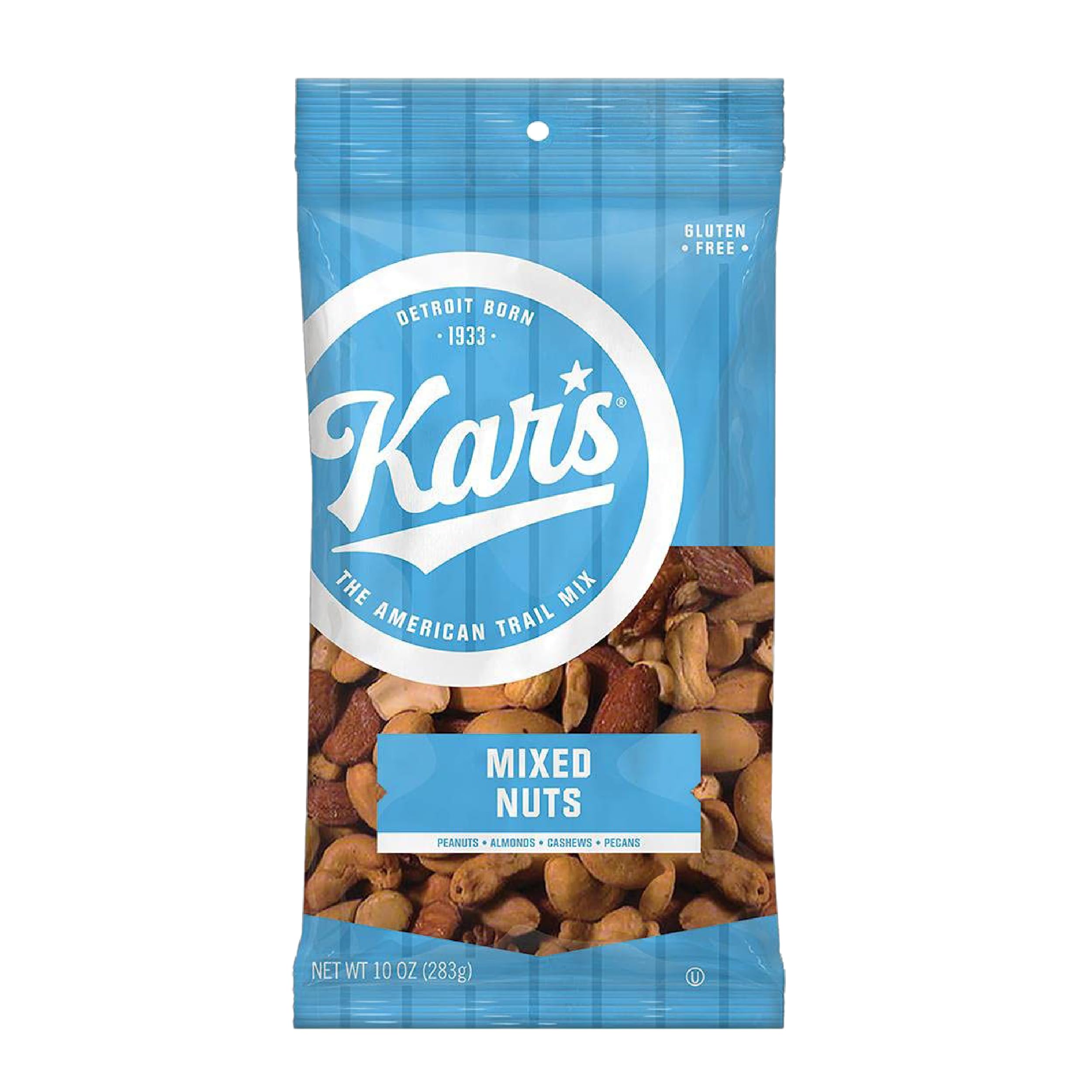Kar's Nuts Mixed Nuts Snack Packs - 10 oz Bulk Pack of 12 | Healthy Trail Mix with Almonds, Cashews & Peanuts | Perfect for Office Snacks, School Lunches & Road Trips