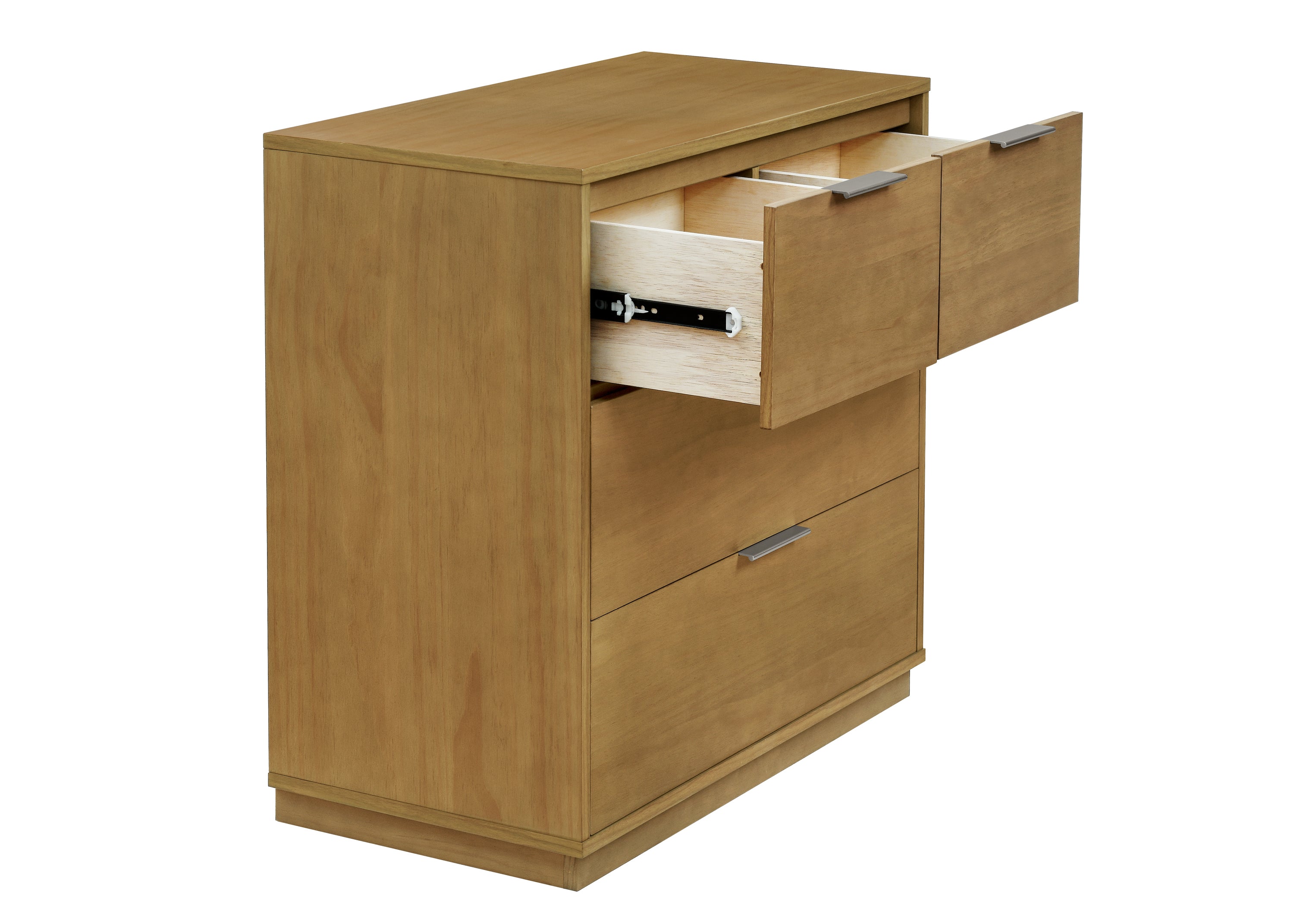 Forever 4-Drawer Baby Dresser with Changing Table Top & Secure Interlocking Drawers - Perfect Nursery Furniture for Diaper Changes and Infant Clothing Storage