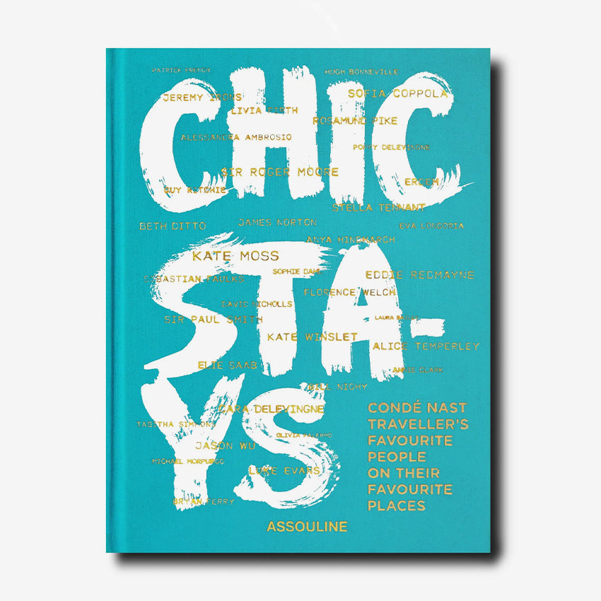Assouline | Chic Stays by Condé Nast Traveller - Luxury Travel Book for Stylish Hotels & Resorts | Perfect for Travel Inspiration & Coffee Table Decor