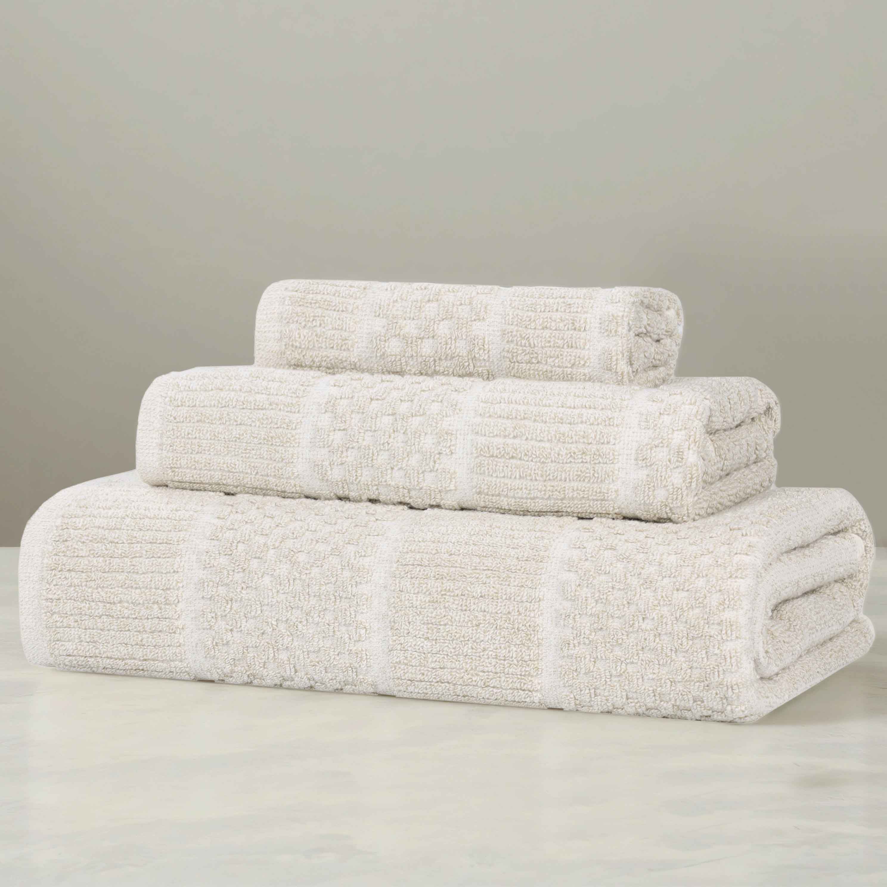 Premium 3-Piece Cotton Blend Towel Set - Soft, Absorbent & Quick-Drying Bath & Hand Towels for Spa, Gym & Luxury Home Use
