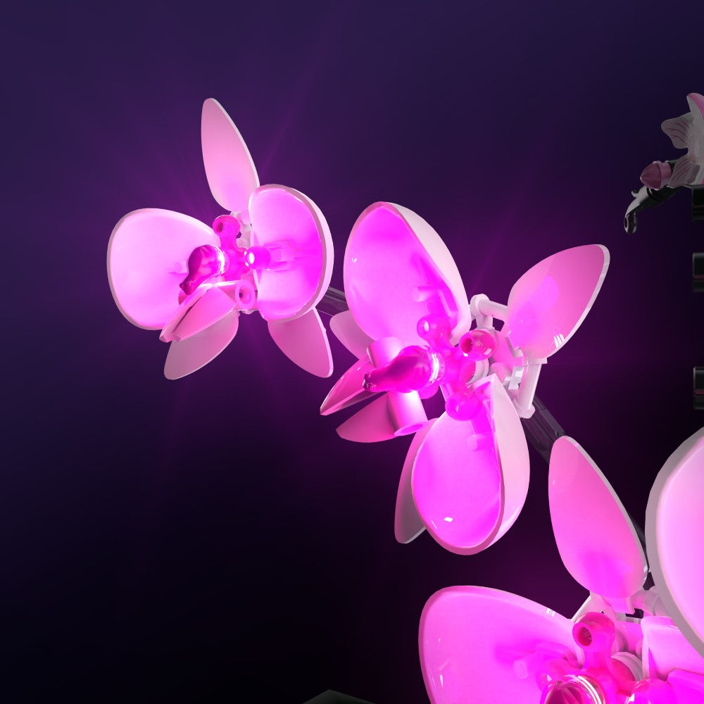 LEGO® Orchid #10311 Light Kit - DIY Lighting Set for LEGO Flower Building Blocks | Perfect for Home Decor, Gift Ideas & LEGO Enthusiasts