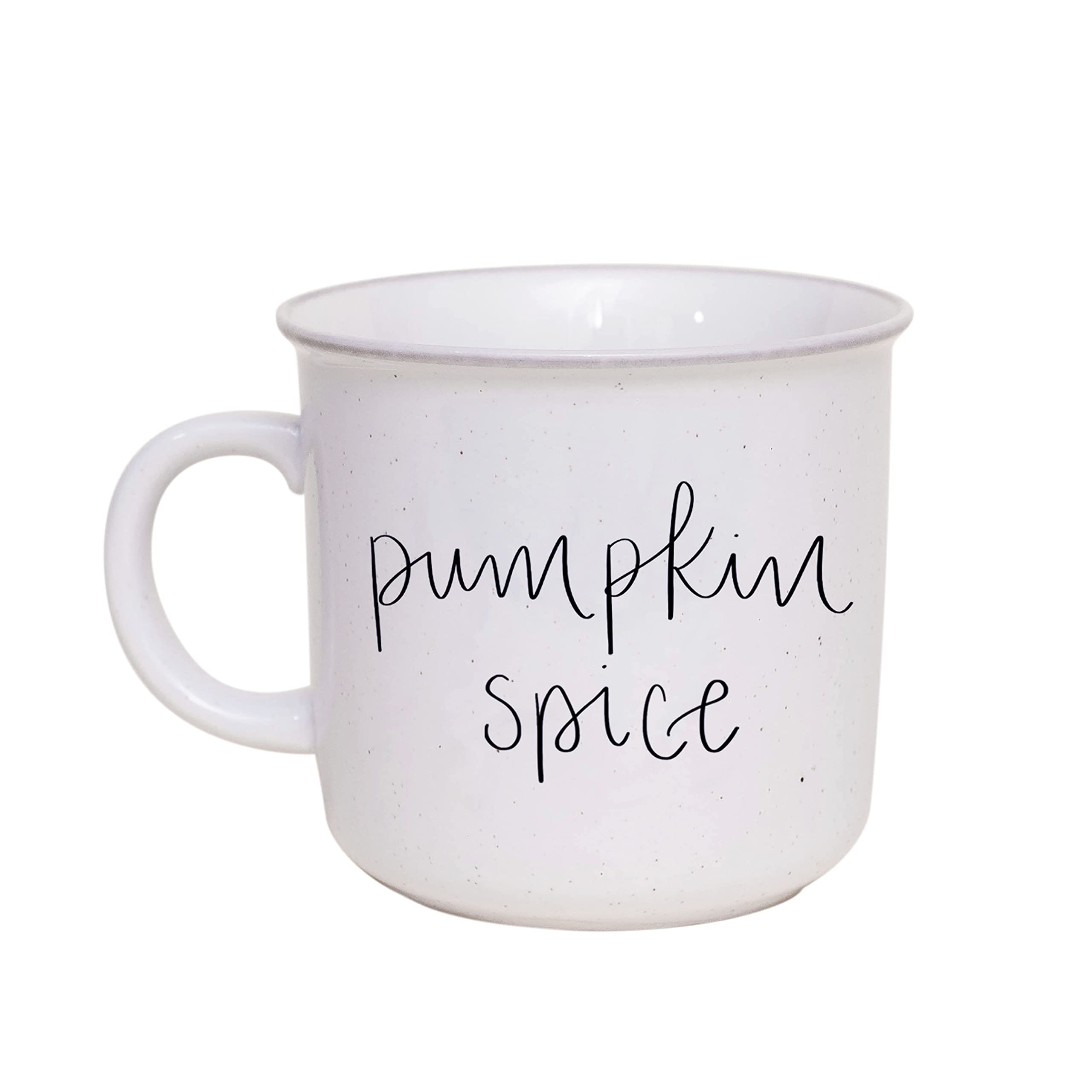 Sweet Water Decor Fall Coffee Mugs - 16oz Ceramic Campfire Coffee Cup for Autumn, Microwave & Dishwasher Safe - Perfect for Halloween, Pumpkin Spice Lattes & Thanksgiving (Pumpkin Spice) - Cozy Home Decor & Seasonal Gift Idea