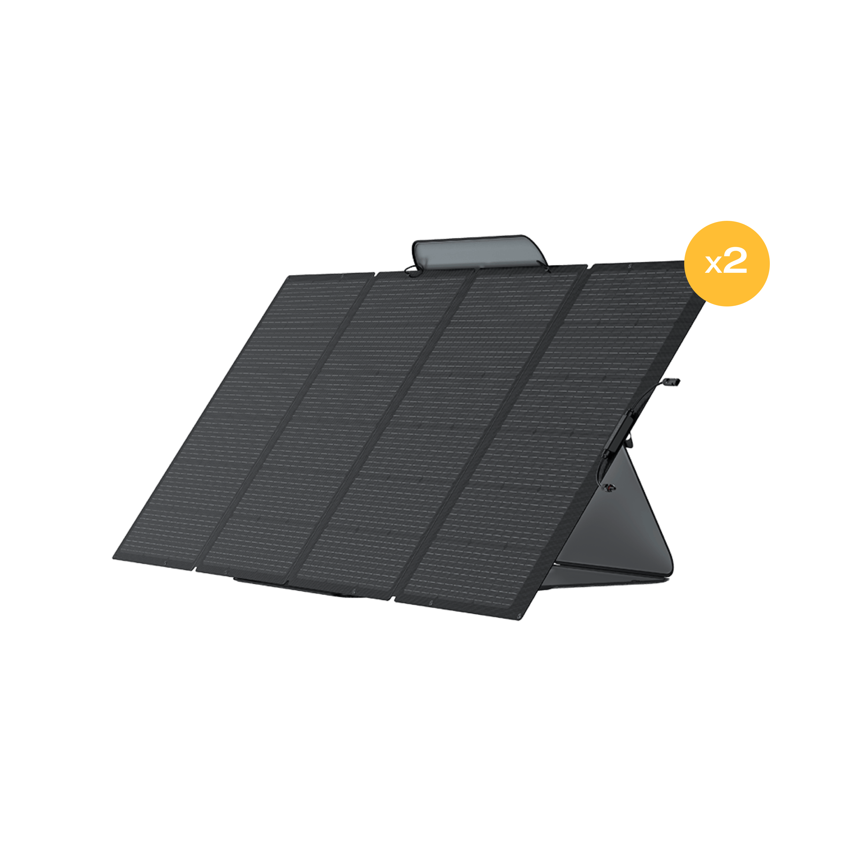EcoFlow 400W Portable Solar Panel (2 Pack) - High Efficiency Foldable Solar Charger for Off-Grid Power, Camping, RV & Emergency Backup