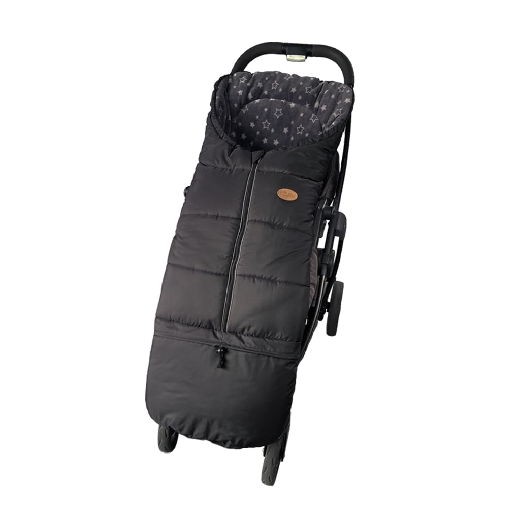 CozyMe Winter Stroller Cover with Length Extension for Newborn to 5T - Waterproof, Anti-Slip Baby Stroller Blanket & Footmuff - Perfect for Cold Weather Walks, Shopping Trips, and Outdoor Adventures