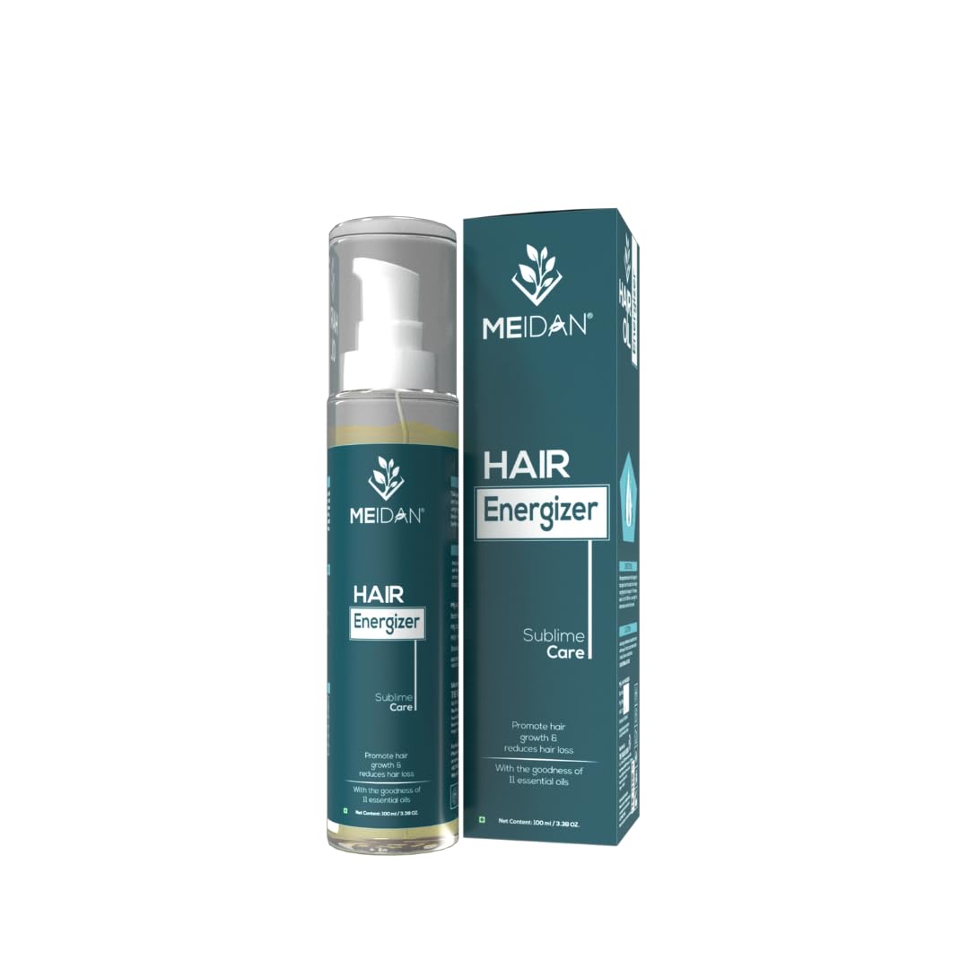 Meidan Hair Energizer Oil - Promotes Hair Growth & Prevents Dandruff - Natural Scalp Treatment for Thicker, Healthier Hair - Perfect for Daily Hair Care Routine & Scalp Massage