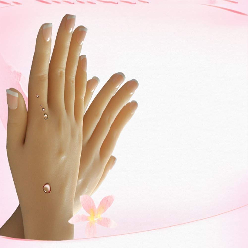 Right or Left Hand Flexible Silicone Prosthetic Hand - Soft Practice Hand for Female Artists & Medical Training - Realistic Art Model (Right Hand) - Perfect for Drawing Practice, Anatomy Study & Special Effects Makeup