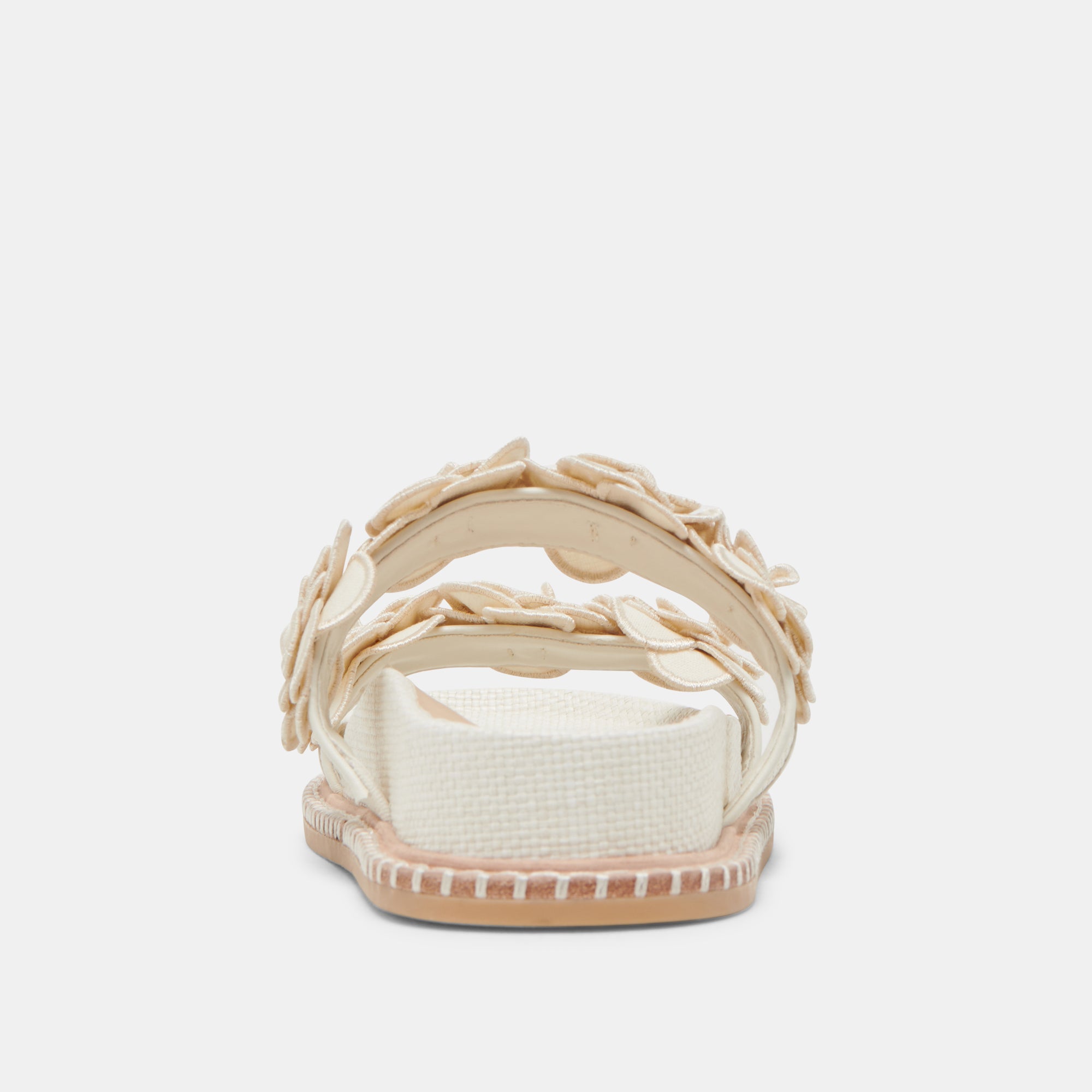 SHERLA Women's White Raffia Sandals - Comfortable Beach & Summer Casual Shoes for Walking, Travel, and Outdoor Activities
