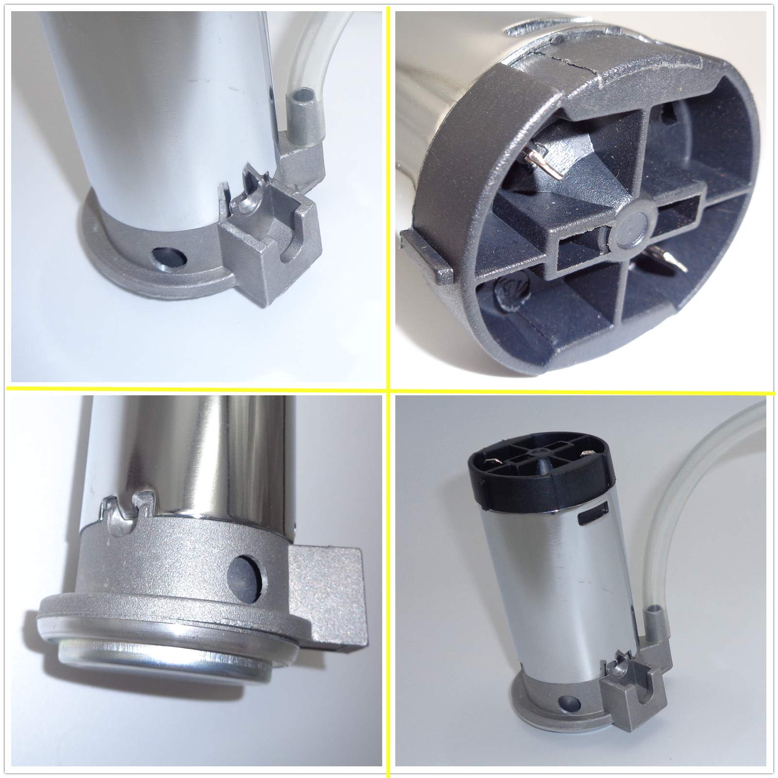 24V Heavy Duty Air Compressor Kit with Silver Chromed Horn & Electromagnetic Motor - for Trucks, Lorries, Cars & Boats - Perfect for Vehicle Emergency Repairs & Marine Applications
