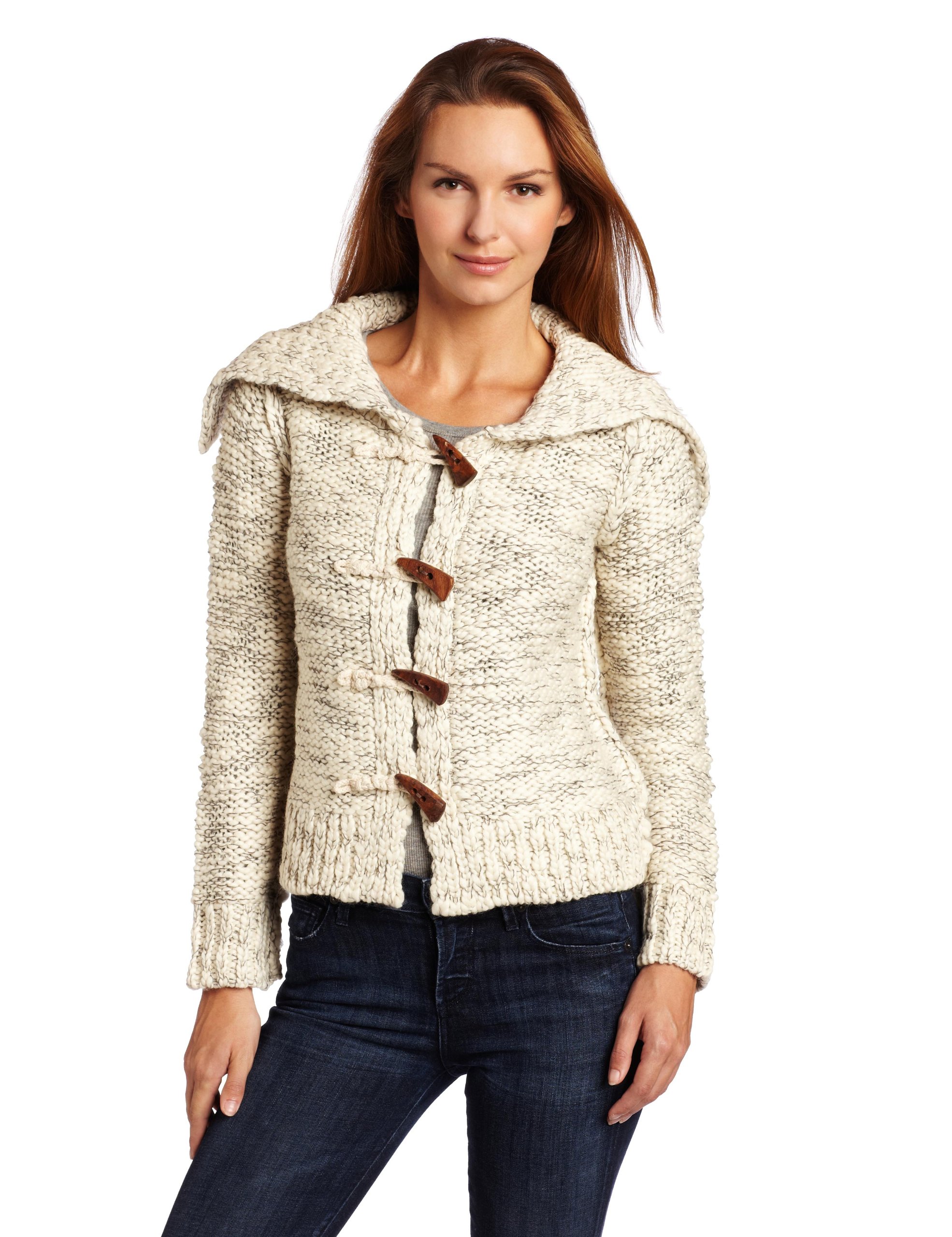 525 America Women's Nubby Tweed Cardigan Sweater - Cozy Knit Open Front Long Sleeve Wrap for Fall & Winter | Perfect for Office, Date Night & Casual Outfits