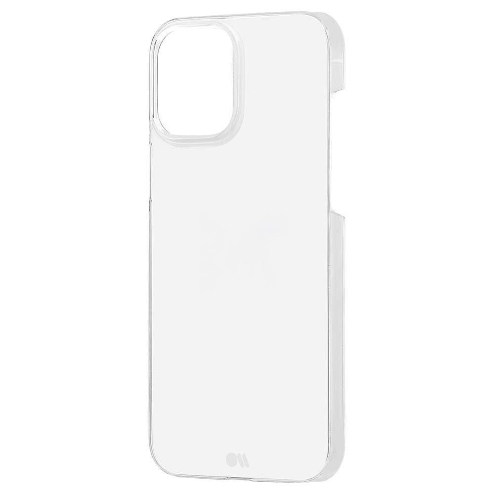 Case-Mate Barely There Ultra Slim Clear Case for iPhone 12 & iPhone 12 Pro (6.1 inch, 5G Compatible) - Perfect for Everyday Protection & Showcasing Your Phone Design