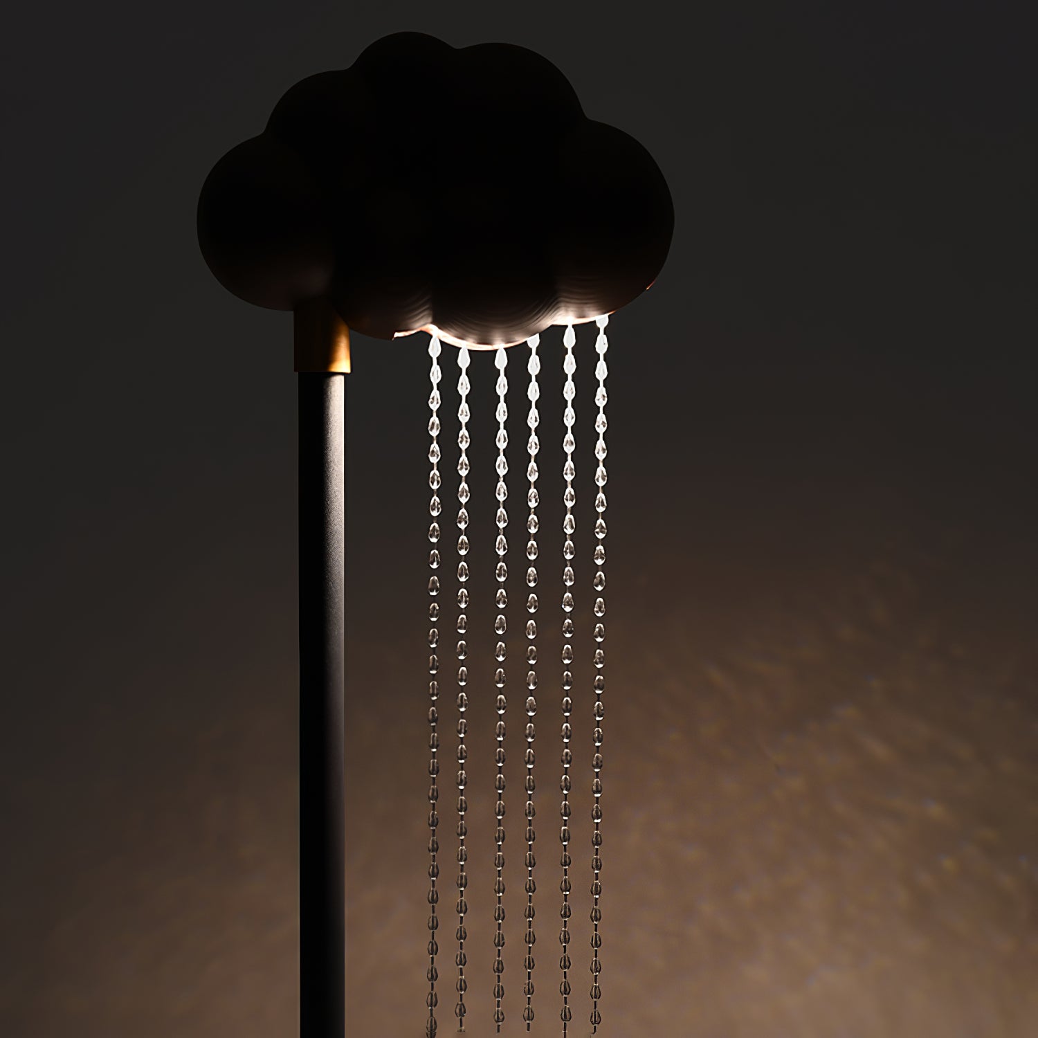 Modern Cloud and Rain Floor Lamp - Adjustable LED Standing Light for Living Room, Bedroom & Office - Soft Ambient Lighting for Relaxation & Decor