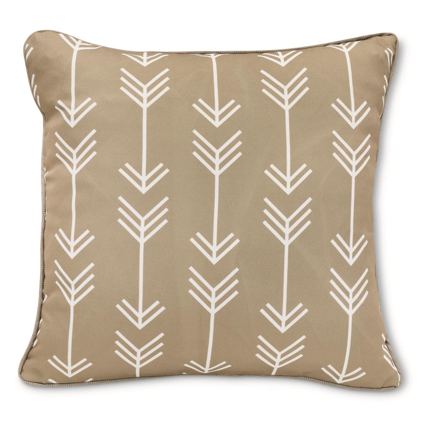 Arrow Outdoor Throw Pillow - Waterproof Cushion for Patio, Garden & Camping