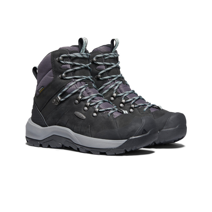 Women's Revel IV Polar Waterproof Winter Boots - Black/Harbor Gray | Insulated Snow Boots for Hiking, Walking & Outdoor Activities in Cold Weather