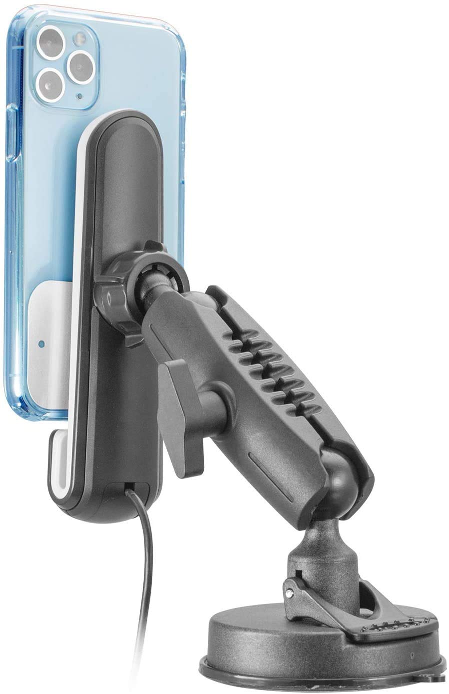 iBOLT ChargeDock USB-C Magnetic Car Mount Holder for Samsung Galaxy Note 10/9 S10/S9 - 2m USB-C to USB-A Fast Charging Cable Included | Secure Phone Mount for Driving, GPS Navigation & Hands-Free Calling