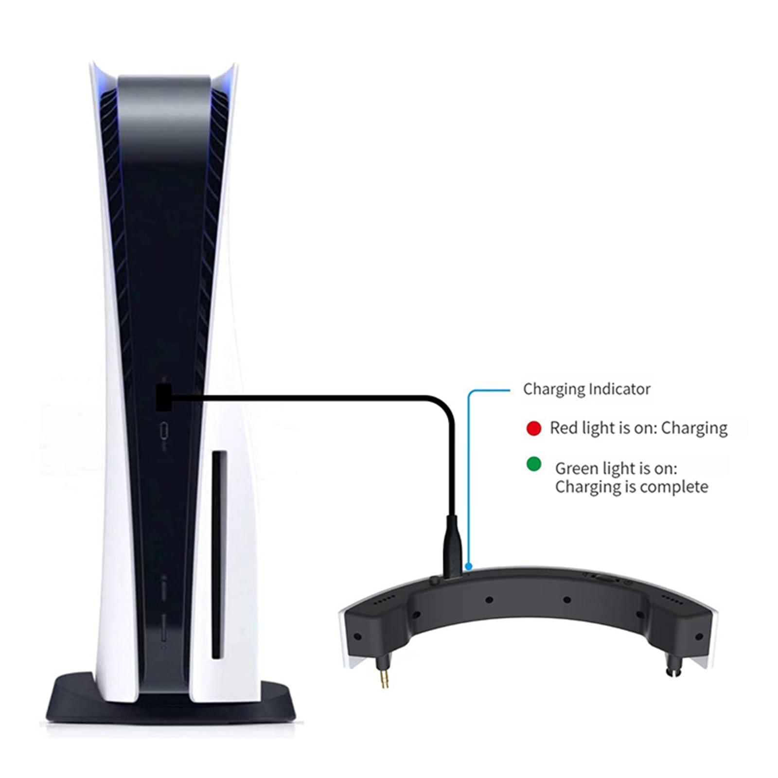 PS VR2 Headset Mini Speaker - 3D Surround Sound External Speaker for PSVR2 VR Headset - Perfect for Gaming, Movies & Virtual Reality Experiences