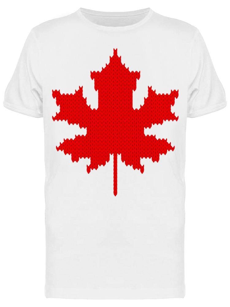 Red Maple Leaf Graphic T-Shirt for Men - Soft Cotton Casual Tee for Everyday Wear, Outdoor Activities & Street Style