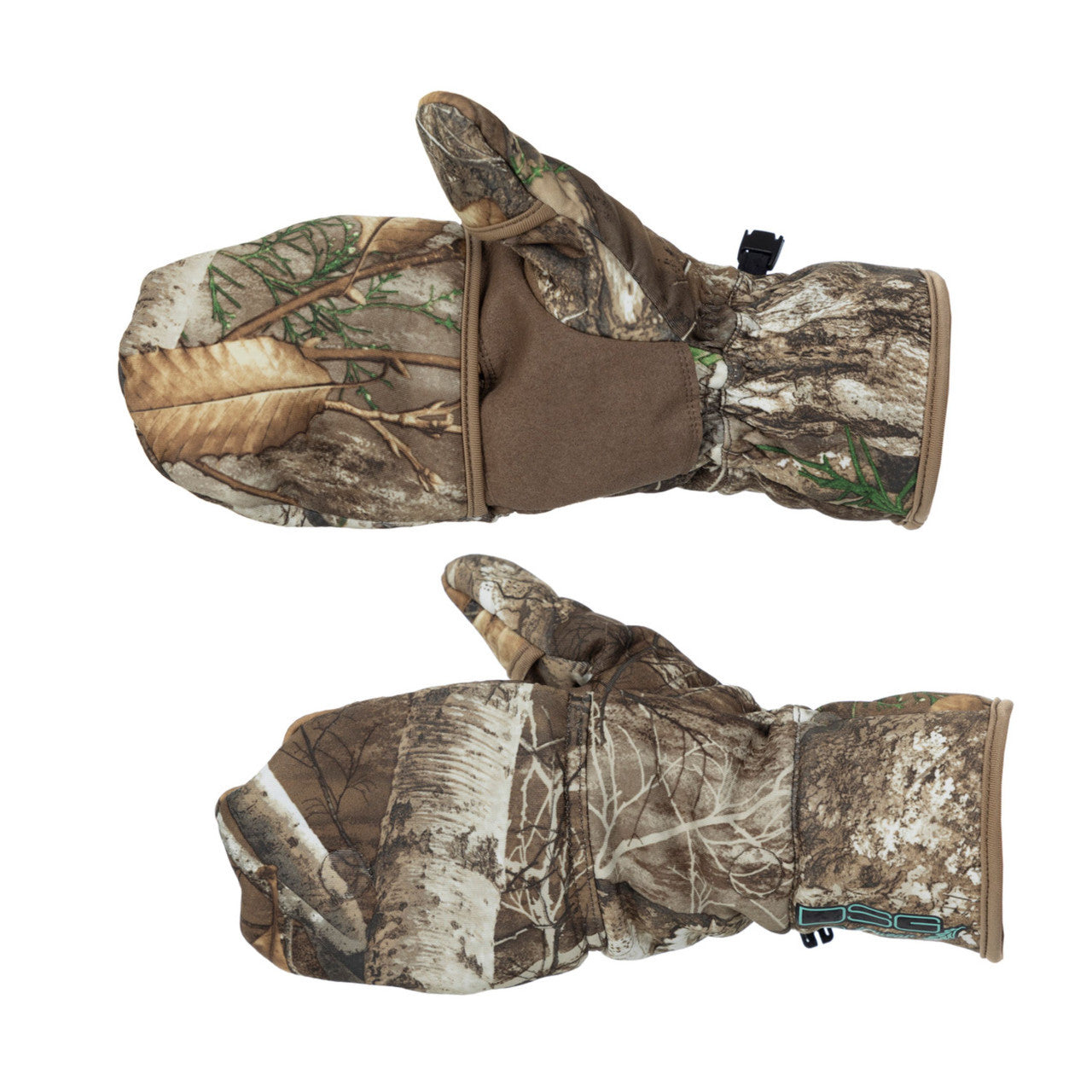 Sherpa Flip Top Mitten - Winter Gloves with Convertible Finger Cover - Warm Fleece Lined Hand Protection for Men & Women - Perfect for Snowboarding, Skiing, Hiking & Outdoor Activities