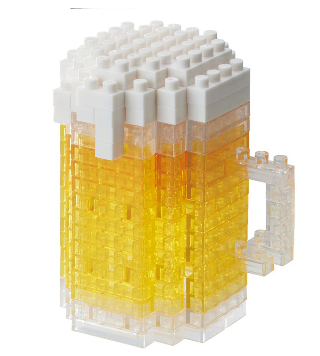 Nanoblock NBC 245 Beer Building Blocks Set - Creative Micro Brick Model Kit for Adults & Teens - Perfect for Home Decor, Office Display & Collectible Gift