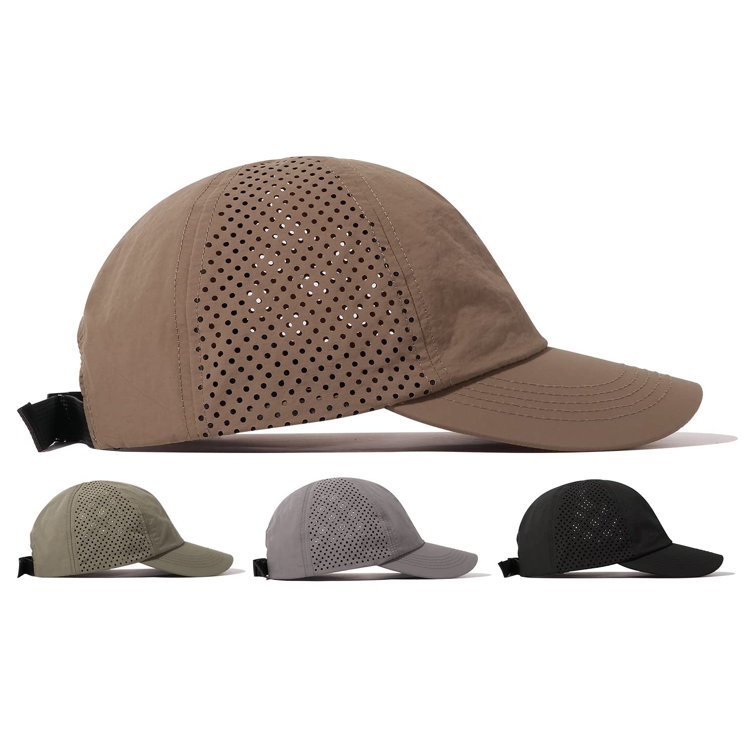 CLAPE Summer Mesh Baseball Cap for Men & Women - Quick Dry, Lightweight, Breathable Running Hat for Golf, Sports & Outdoor Activities - Sun Protection Cooling Sports Hat for Hiking, Jogging, Beach & Travel