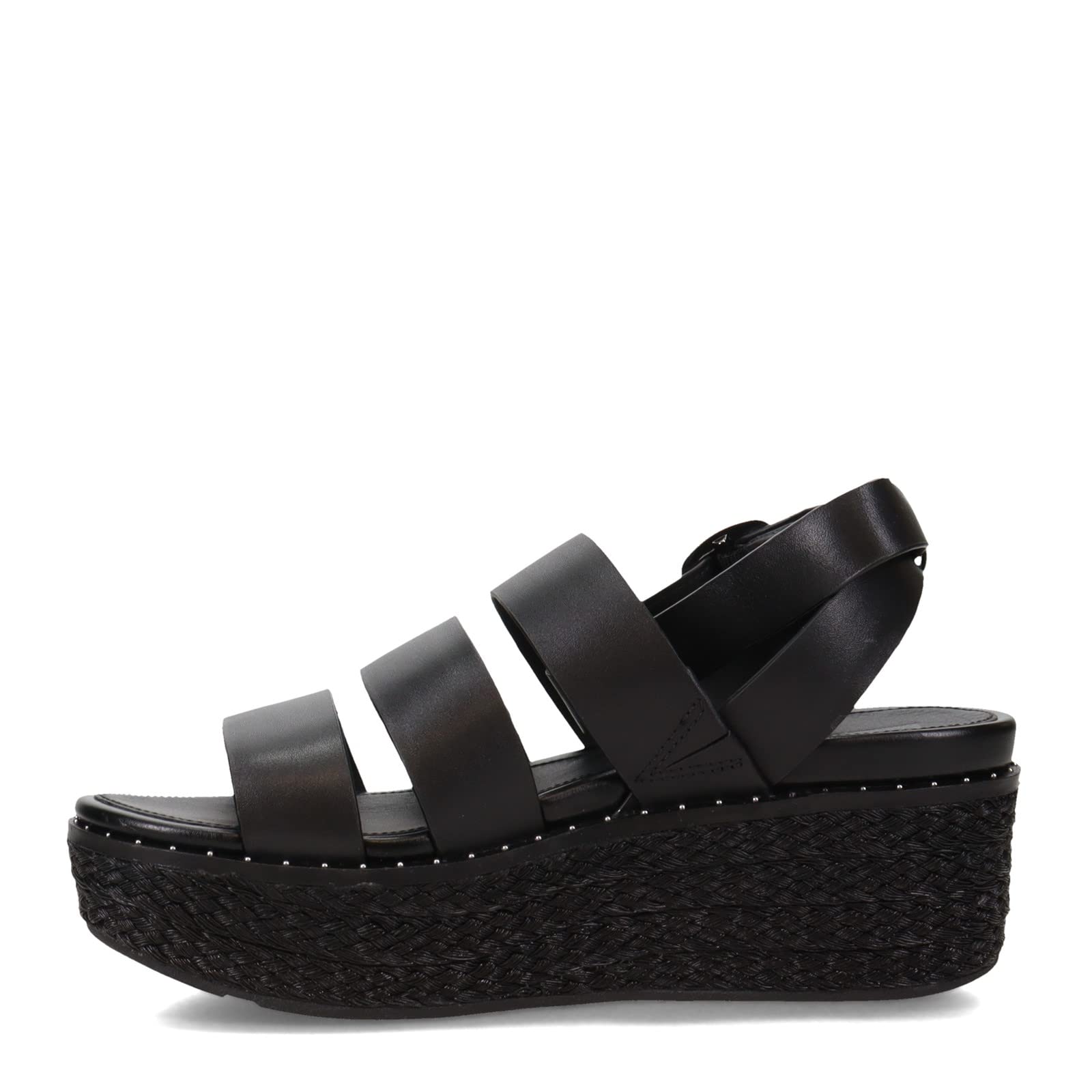 FitFlop Eloise Back-Strap Espadrille Wedge Sandals for Women - Comfortable Summer Walking Shoes with Arch Support | Perfect for Beach, Vacation & Casual Outings