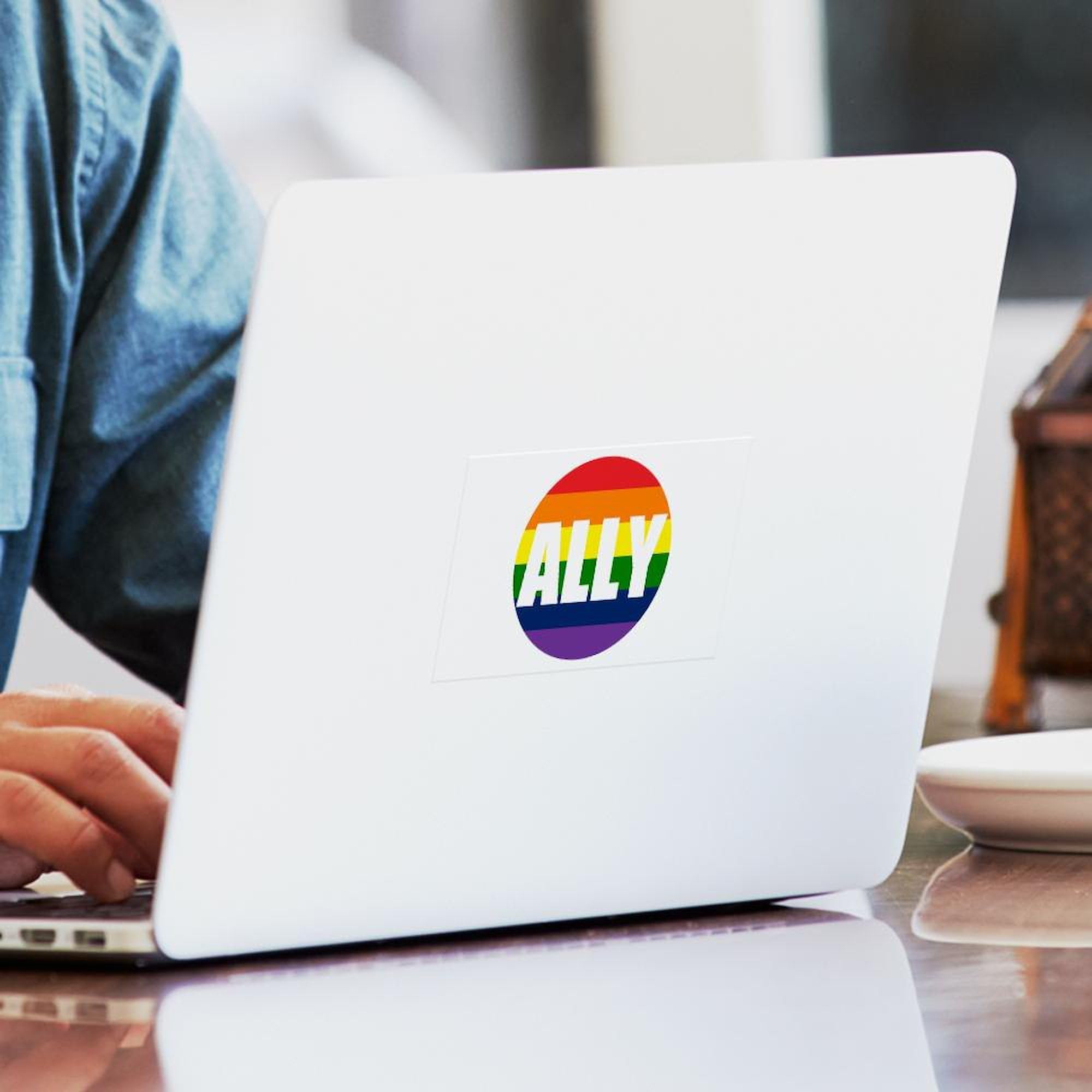 ALLYIKMP Car Bumper Sticker - Durable Decal for Cars & Laptops