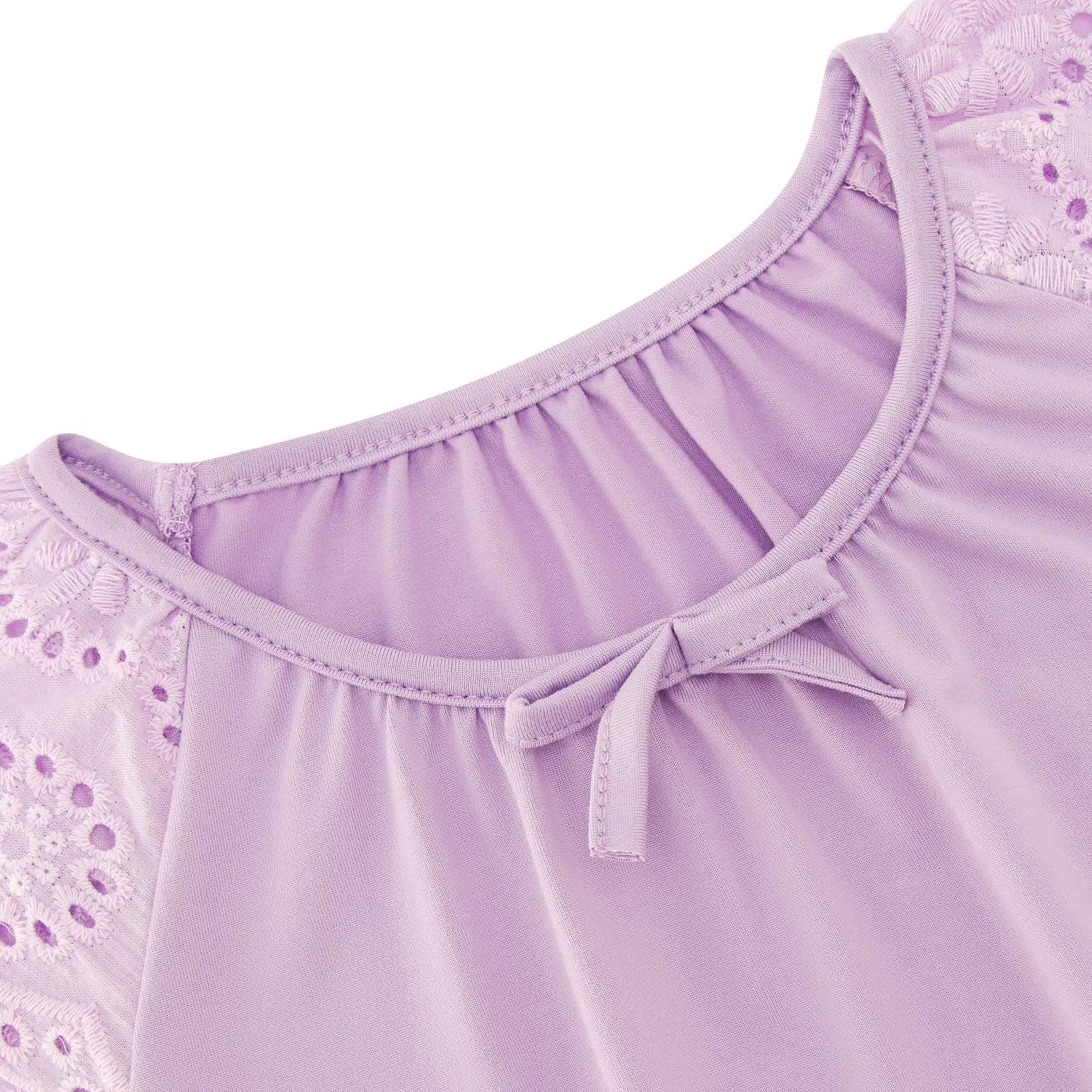 Cute Princess Nightgown for Girls 5-12 Years - Flutter Sleeve Sleepwear Dress for Kids | Perfect for Sleepovers, Bedtime & Cozy Nights