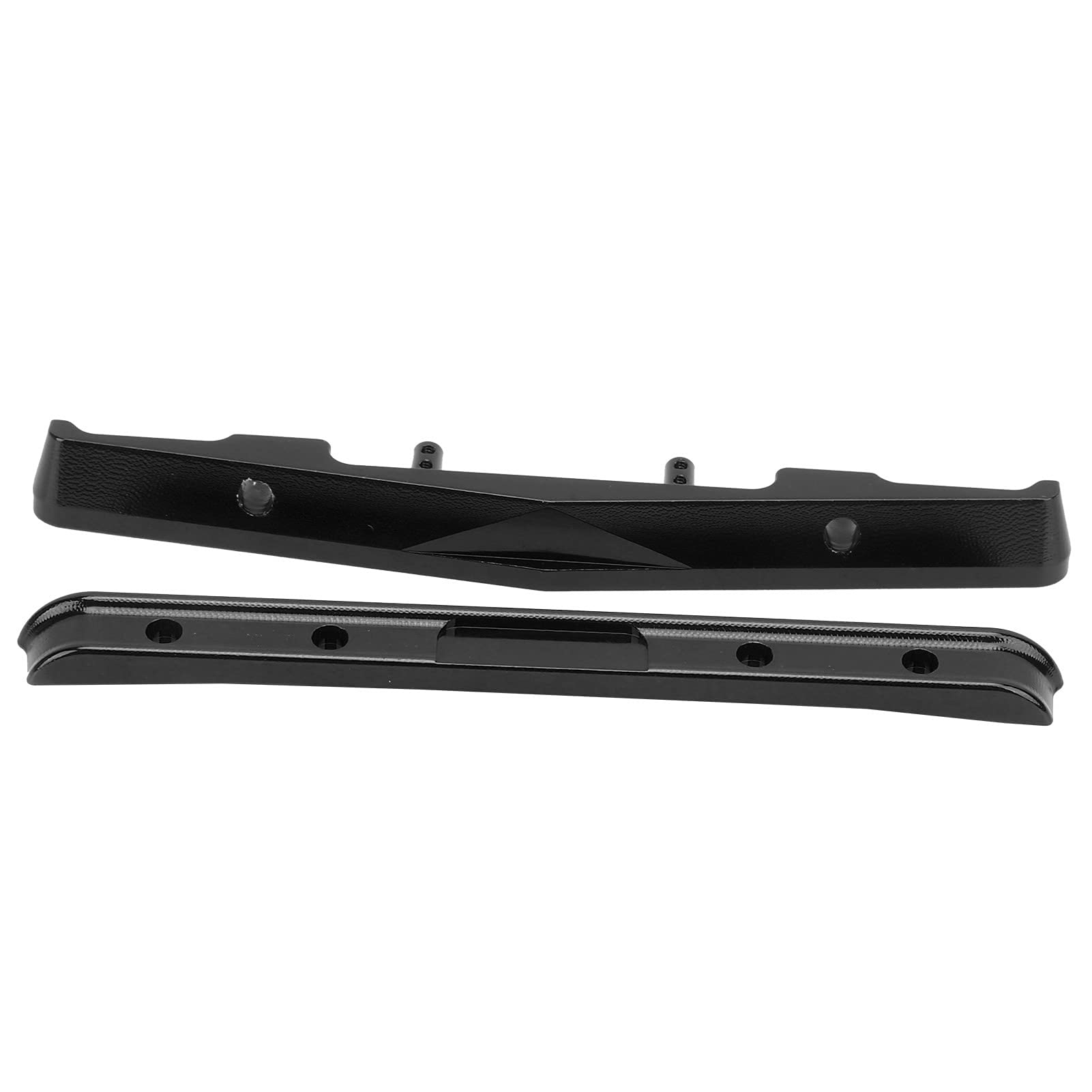 SCX24 RC Car Aluminum Alloy Front & Rear Bumper Set - Red Upgrade Parts for 90081 1/24 Scale Off-Road Crawler | Durable Protection for Rock Crawling & Trail Adventures