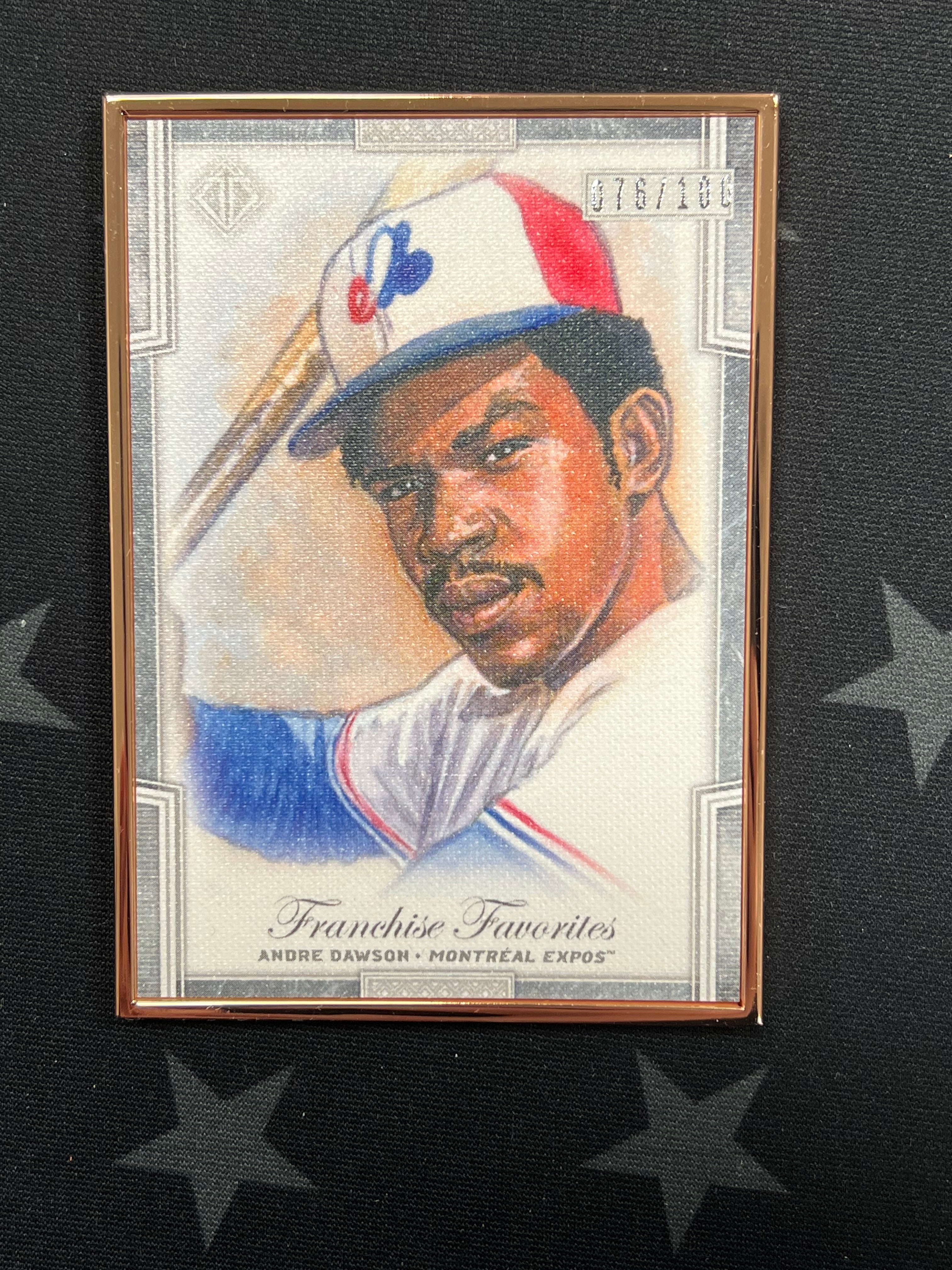 2019 Topps Transcendent Andre Dawson FFRAD Franchise Favorites #76/100 - Rare Baseball Trading Card for Collectors & Fans - Perfect for Display, Investment & Memorabilia Collections