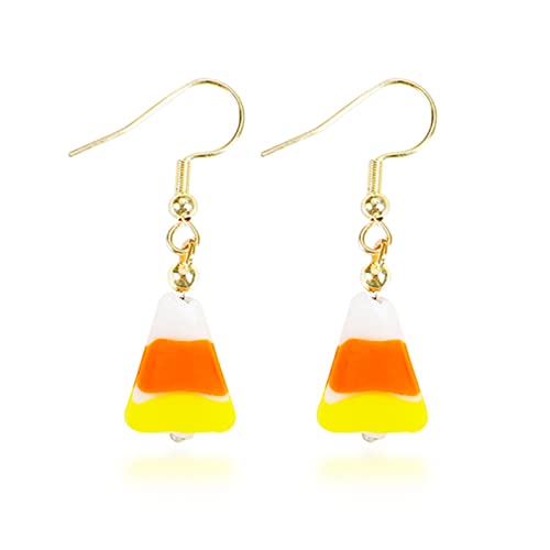 A3:candy corn earrings