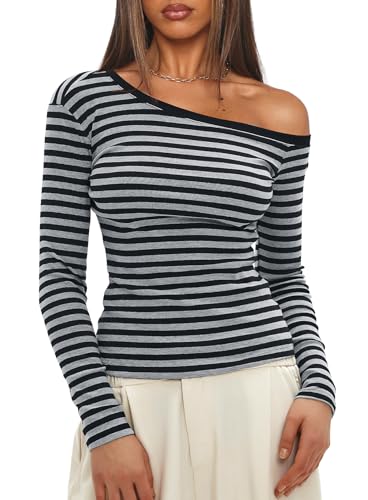 Light Grey Black Stripe