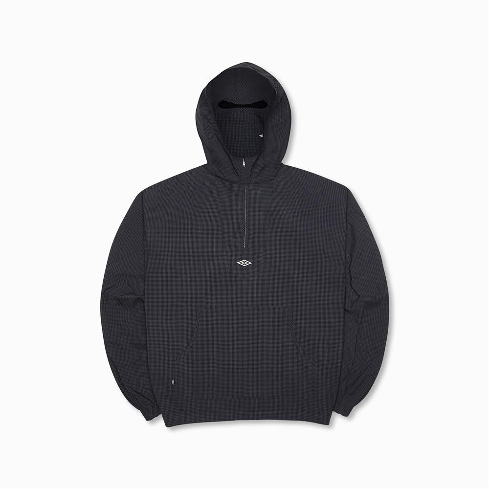 Slam Jam Check Mask Anorak Jacket - Stylish Waterproof Windbreaker for Men & Women - Perfect for Outdoor Activities, Hiking, and Urban Fashion