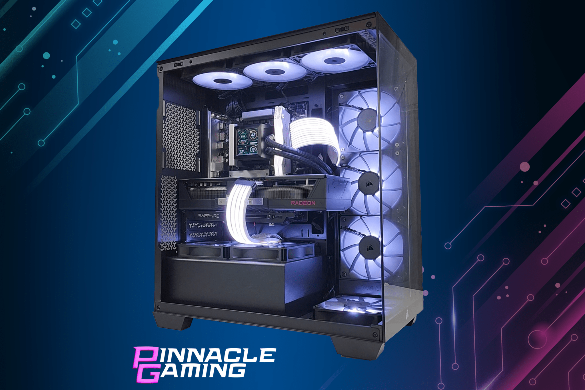 Custom Gaming Desktop PC - Intel Core Ultra 5, RTX 5060, 2TB SSD, 32GB DDR5 RAM, WiFi 6, Corsair & Lian Li Components - Ultimate Gaming Setup for Esports & 4K Streaming