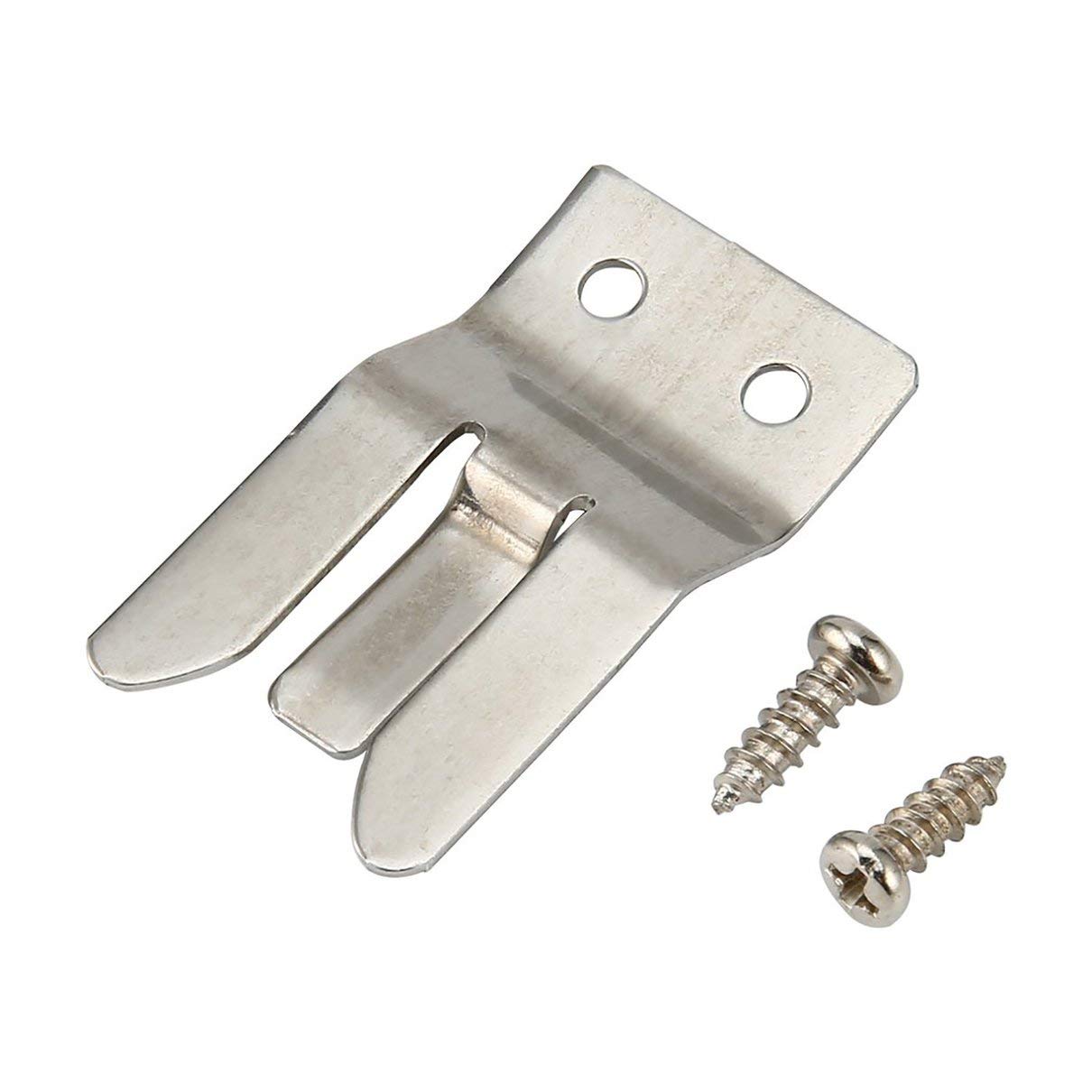 Caczmarek Metal MIC Holder Clip for CB Ham Radio - Screw-in Microphone Mount with Durable Construction - Perfect for Truckers, Off-Roading & Radio Enthusiasts