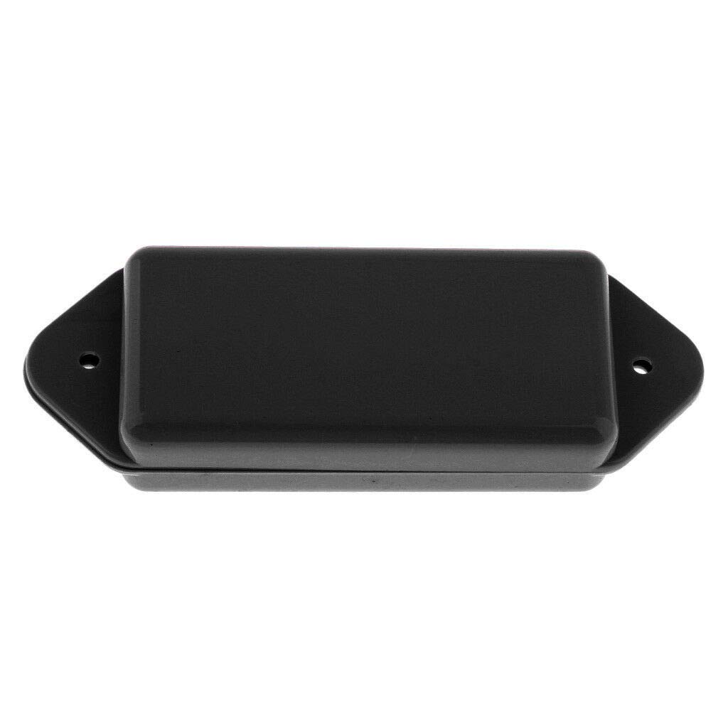 2PCS Black P90 Guitar Pickup Covers - Dog-Ear Style Replacement Parts for Electric Guitars | Perfect for DIY Guitar Upgrades & Vintage Tone Enhancement