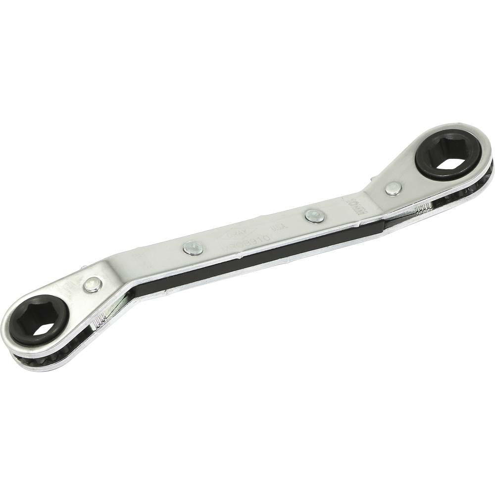 Metric 25° Offset Ratcheting Box End Wrenches - 6 Point Professional Grade for Automotive Repair, Plumbing & DIY Projects - Perfect for Tight Spaces & Hard-to-Reach Bolts